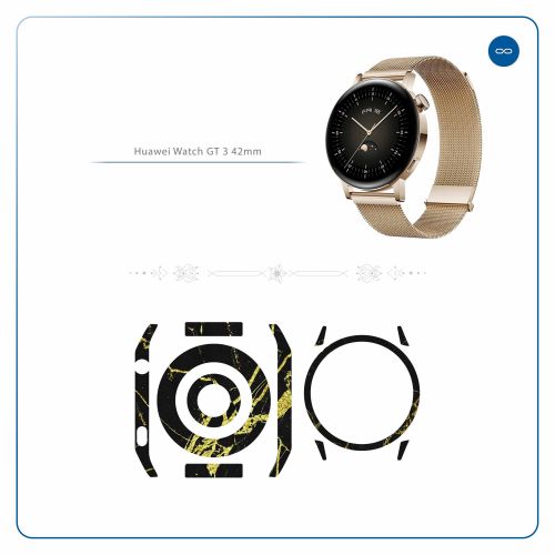 Huawei_Watch GT 3 42mm_Graphite_Gold_Marble_2